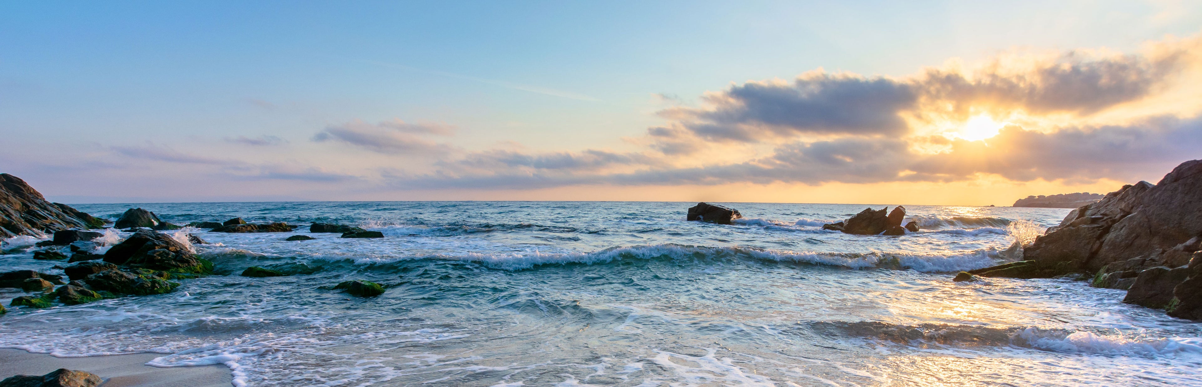 Star Holistic Health Advocacy banner image of beach water and sunset